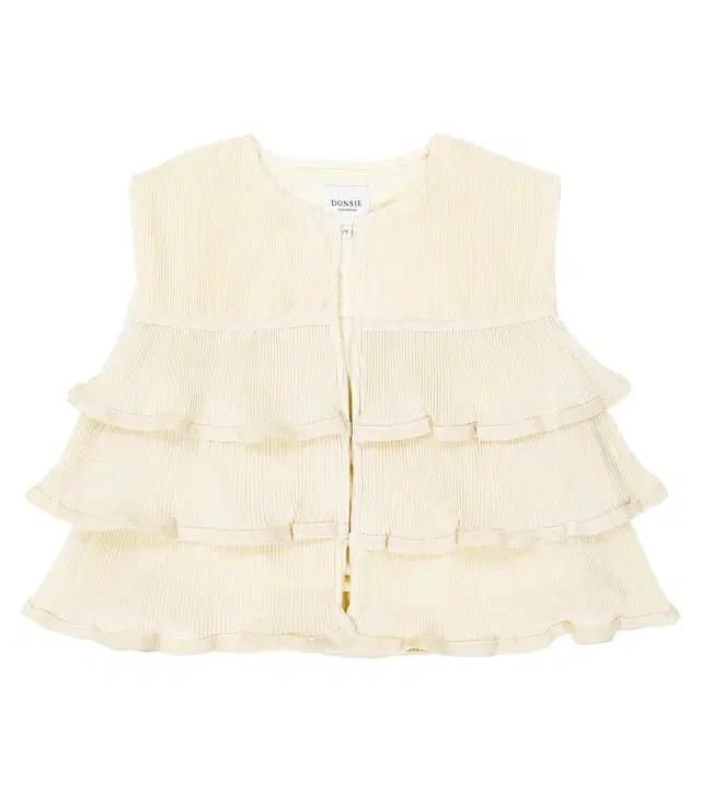 DONSJE Cette ruffled tiered top