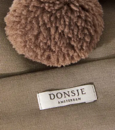 DONSJE Baby Miep faux fur-trimmed beanie | Thumbnail 2