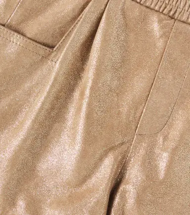 DONSJE Ronie metallic leather shorts | Thumbnail 2