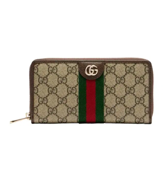 Gucci Ophidia leather-trimmed wallet