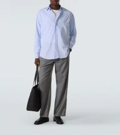 The Row Corley virgin wool straight pants | Thumbnail 3