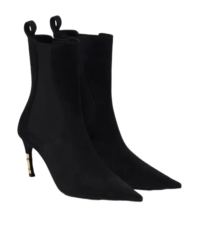 Gucci Embellished suede ankle boots