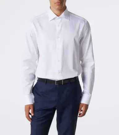 Canali Cotton poplin shirt | Thumbnail 6 Canali Cotton poplin shirt | Thumbnail 6