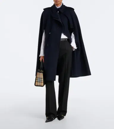 Burberry Logo ruffled cotton poplin shirt | Thumbnail 6