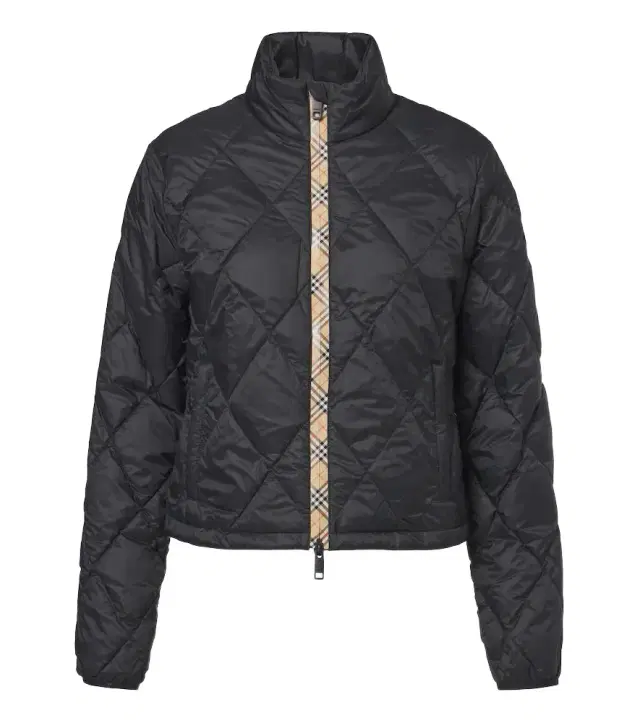 Burberry Check quilted puffer jacket