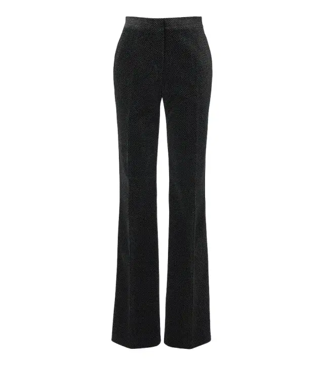 Tom Ford Polka-dot cotton velvet straight pants