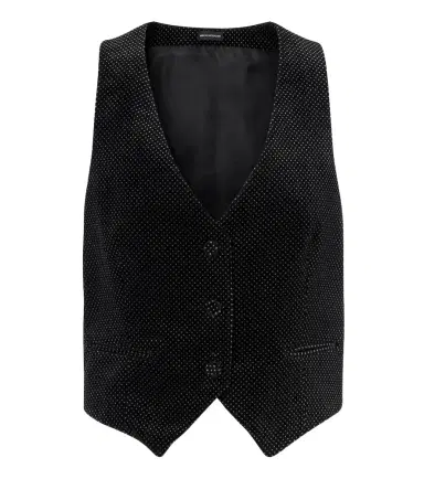 Tom Ford Polka-dot cotton velvet vest | Thumbnail 1