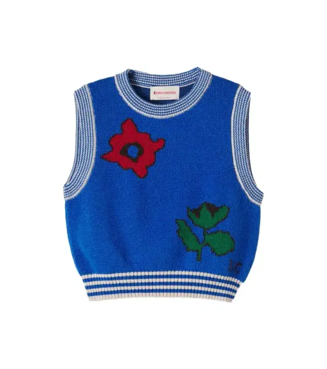 Bobo Choses Blossom sweater vest