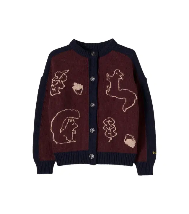 Bobo Choses Forest Scene cardigan