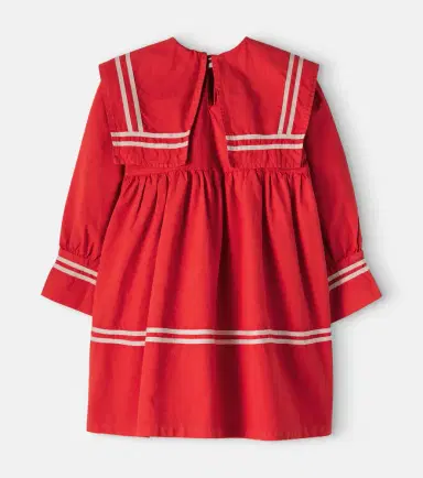 Bobo Choses Gathered cotton dress | Thumbnail 2