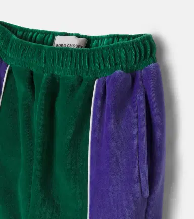 Bobo Choses Colorblocked cotton-blend terry sweatpants | Thumbnail 2