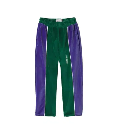 Bobo Choses Colorblocked cotton-blend terry sweatpants | Thumbnail 1