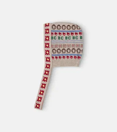 Bobo Choses Intarsia wool hood | Thumbnail 3