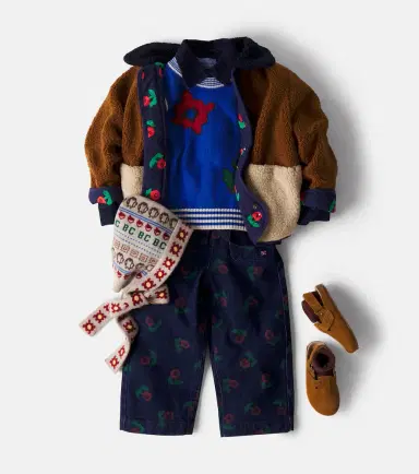 Bobo Choses Intarsia wool hood | Thumbnail 4