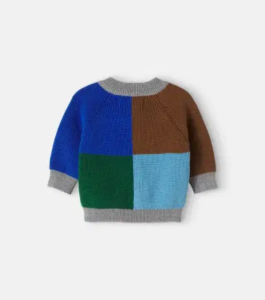 Bobo Choses Baby colorblocked cotton cardigan | Thumbnail 2