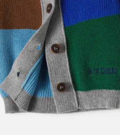 Bobo Choses Baby colorblocked cotton cardigan | Thumbnail 3