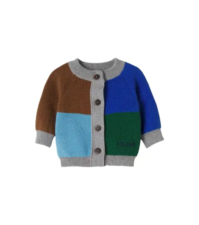 Bobo Choses Baby colorblocked cotton cardigan