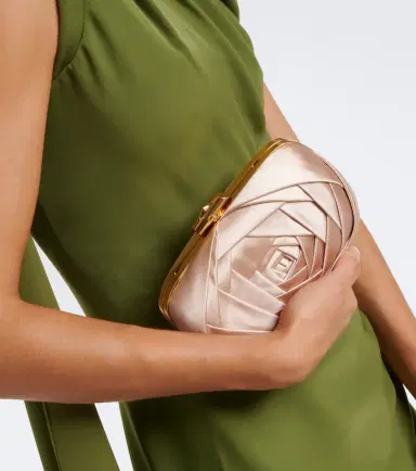 Roger Vivier Rose Vivier satin clutch | Thumbnail 6 Roger Vivier Rose Vivier satin clutch | Thumbnail 6