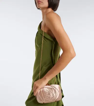 Roger Vivier Rose Vivier satin clutch | Thumbnail 7 Roger Vivier Rose Vivier satin clutch | Thumbnail 7