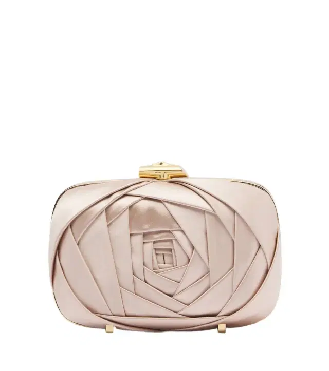 Roger Vivier Rose Vivier satin clutch