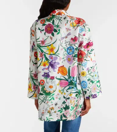 Gucci Flora silk twill shirt | Thumbnail 3
