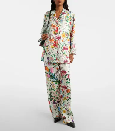 Gucci Flora silk twill shirt | Thumbnail 6