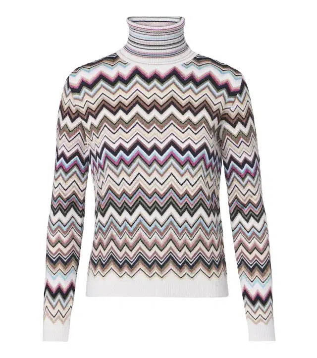 Missoni Zigzag turtleneck sweater