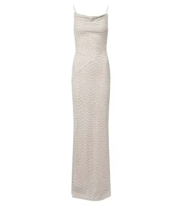 Missoni Zigzag lamé maxi dress