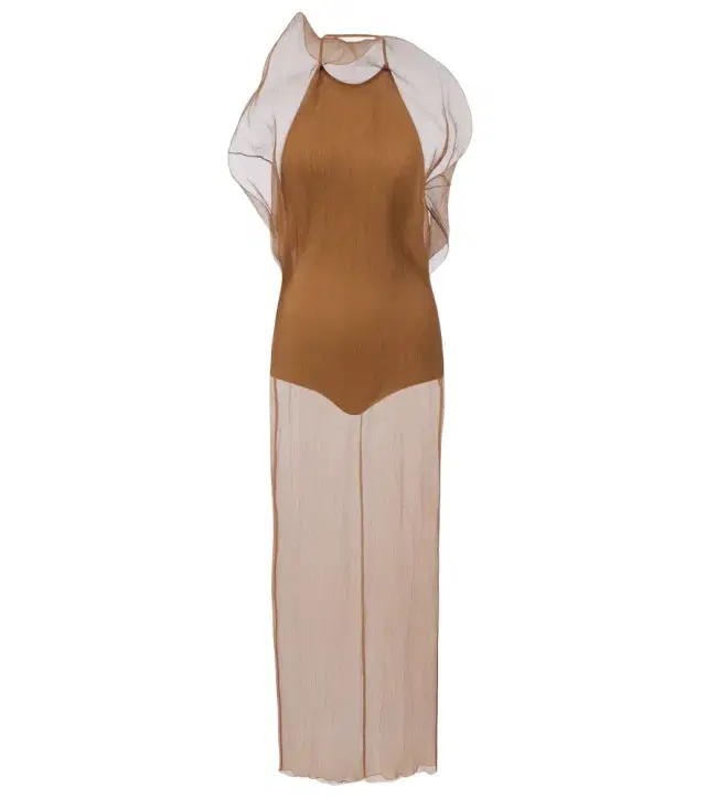 Magda Butrym Sheer silk organza midi dress
