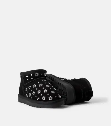 Monnalisa Studded suede boots | Thumbnail 2