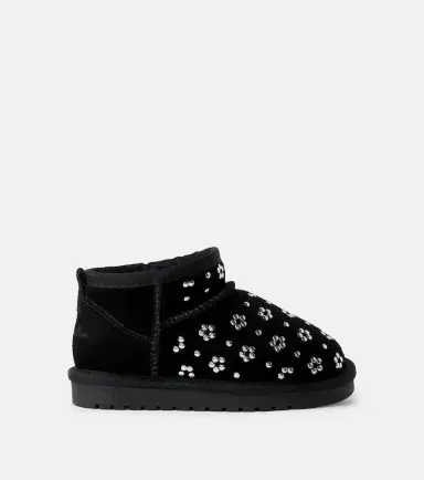 Monnalisa Studded suede boots | Thumbnail 3