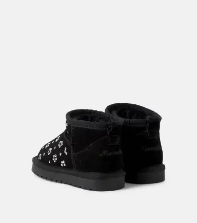 Monnalisa Studded suede boots | Thumbnail 4
