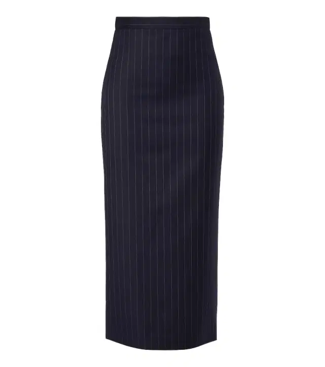 Givenchy Pinstripe wool pencil skirt
