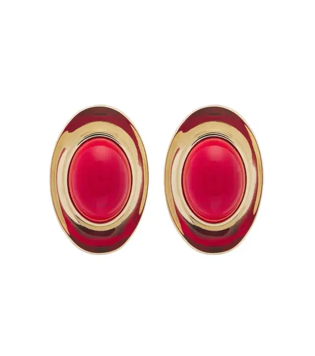 Givenchy Sculpted Gem embellished stud earrings