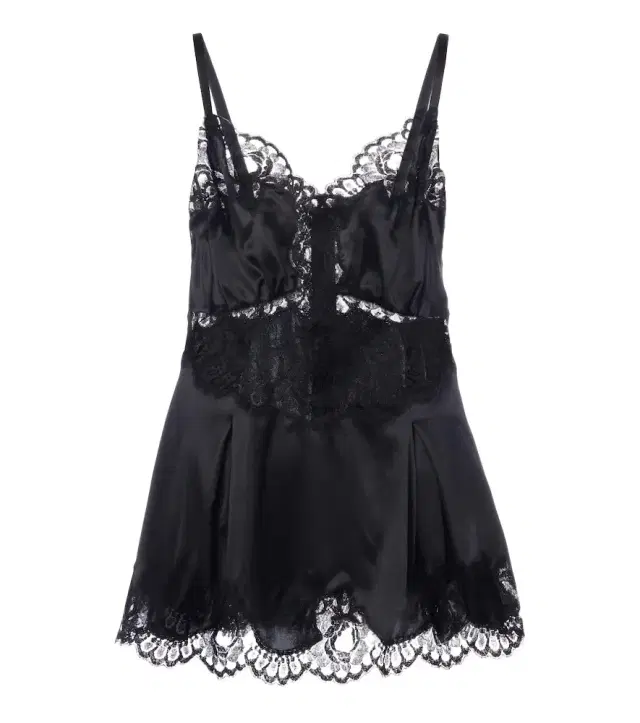 Dolce & Gabbana Lace-trimmed silk and cotton-blend romper