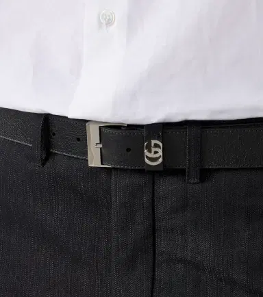 Gucci GG leather belt | Thumbnail 4