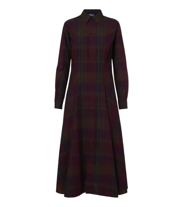 Polo Ralph Lauren Plaid cotton-blend shirt dress