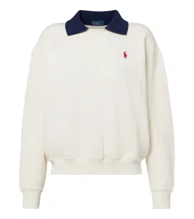 Polo Ralph Lauren Cotton-jersey polo sweatshirt | Thumbnail 1