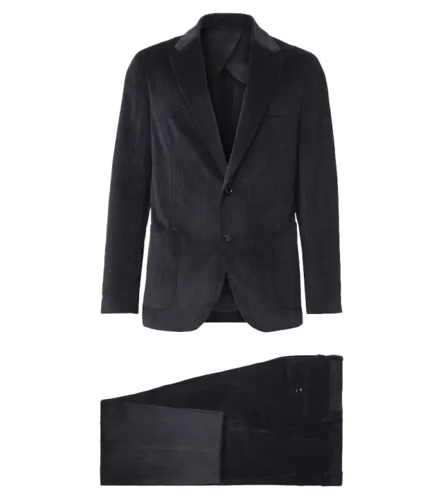 Lardini Cotton and cashmere corduroy suit