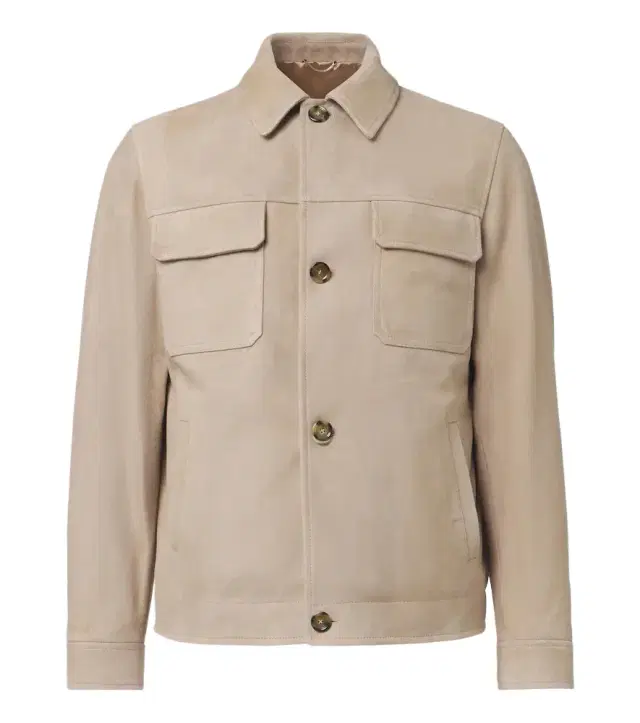 Lardini Suede blouson jacket