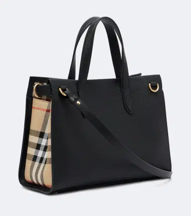 Burberry Check Small leather top-handle bag | Thumbnail 2 Burberry Check Small leather top-handle bag | Thumbnail 2