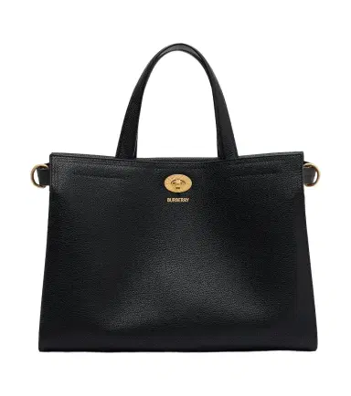 Burberry Check Small leather top-handle bag | Thumbnail 1 Burberry Check Small leather top-handle bag | Thumbnail 1
