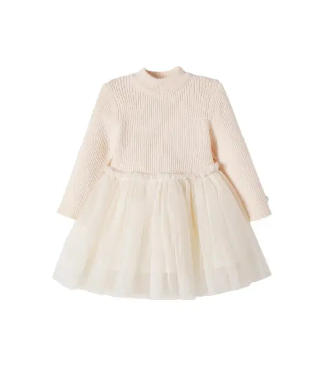 DONSJE Baby Lotus wool-blend dress