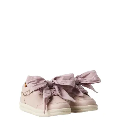 DONSJE Lexley bow-trimmed leather sneakers | Thumbnail 1