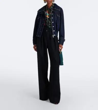 Dries Van Noten Denim blouson jacket | Thumbnail 2 Dries Van Noten Denim blouson jacket | Thumbnail 2
