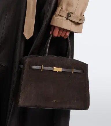 DeMellier Hudson Midi suede tote bag | Thumbnail 4 DeMellier Hudson Midi suede tote bag | Thumbnail 4