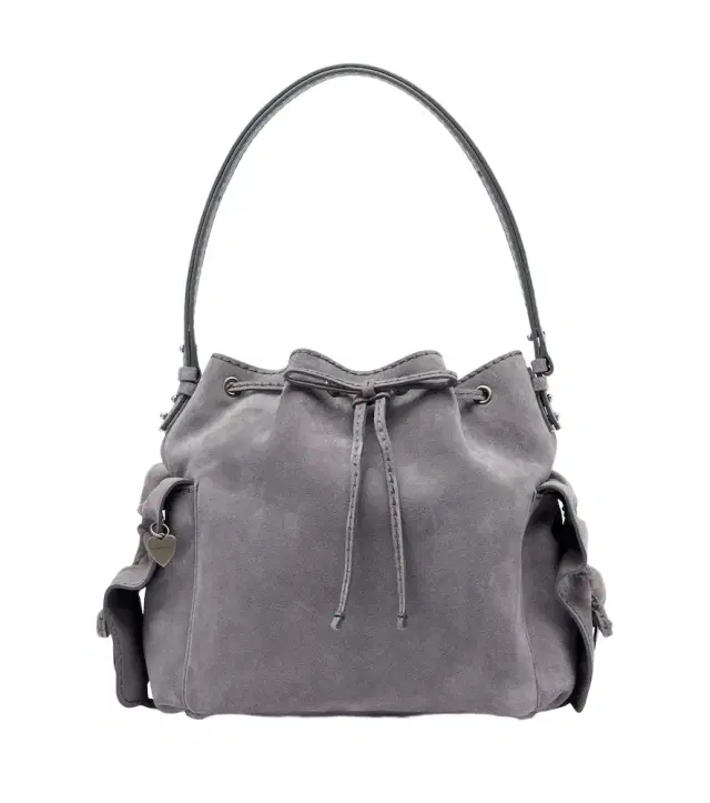 Acne Studios Multipocket Medium suede bucket bag