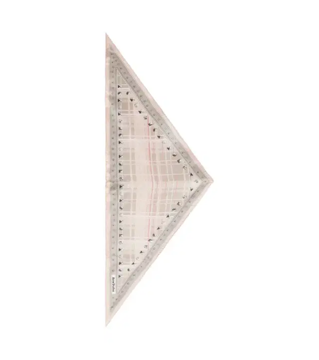 Acne Studios Printed silk satin scarf