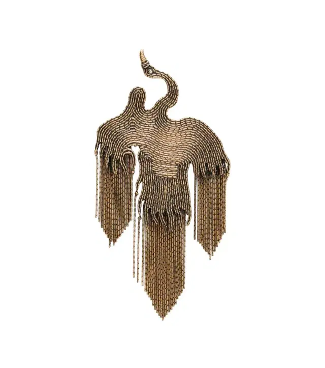 Etro Fringed brooch