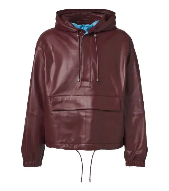 Hooded leather jacket Hooded leather jacket